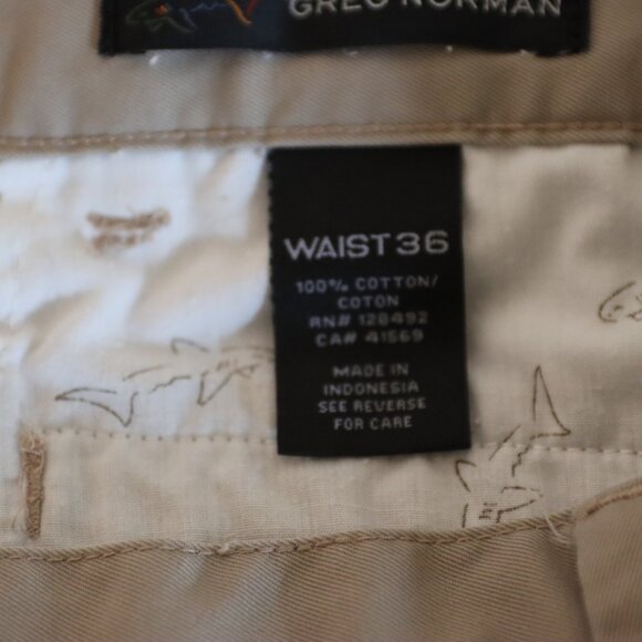 Men's Greg Norman Shorts Size 38 - Picture 5 of 7